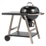 Kolgrill med lock och hjul 56cm