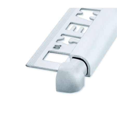 NOZOX Rund Ytterhörn Alu Matt Silver 12.5mm 2pcs