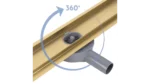 Golvbrunn Linjeavlopp NEOX PRO BRUSH GOLD 100 - Bild 5
