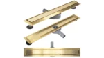 Golvbrunn Linjeavlopp NEOX PRO BRUSH GOLD 100