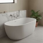 Badkarsblandare Argon Borstad Nickel - Bild 11