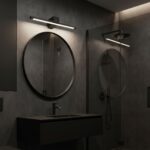 Badrum vägg LED-lampa SWE050-1W 60 cm Svart - Bild 4