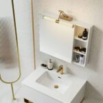 Badrum vägg LED-lampa APP1899-1W 40cm BRUSH GOLD - Bild 5