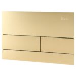Tryckknapp typ T till inbyggnadsfixtur WC K011A-Q och Slim 024N Borstad Guld - Bild 2