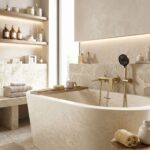 PREMIUM badkarsblandare Prime borstat guld - Bild 6