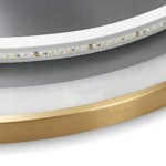 LED-spegel MMJ 70 cm – borstad guld - Bild 9