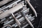 Badkarsblandare Argon Borstad Nickel - Bild 4