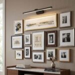 Badrum vägg LED-lampa APP1868-1W 80 cm Svart - Bild 6