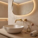 Inbyggd tvättställsblandare Venti Gold - Bild 5