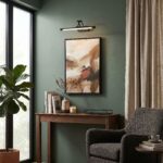 Badrum vägg LED-lampa SWE025-1W 42cm Svart - Bild 3