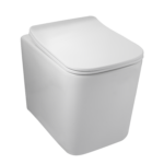 Vägghängd WC-skål LUGA WC Vit