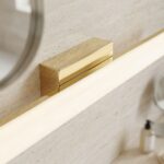 BADRUMSVÄGGLAMPA LED 80CM APP1850-1W GOLD - Bild 2