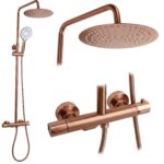 Duschset med termostat Rea Drop Brush Copper - Bild 10