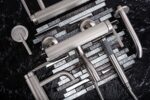Badkarsblandare Argon Borstad Nickel - Bild 7
