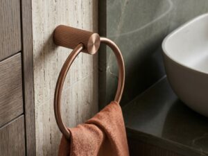 Badrumshängare Ring 64106 SOLO Borstad koppar