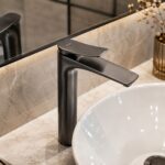 PREMIUM tvättställsblandare Vision titan – hög modell - Bild 3