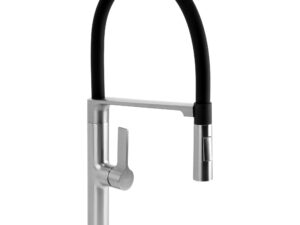 Köksblandare Lago Borstad nickel