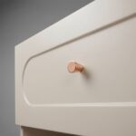 Badrumsmöbelset med handfat River 60 cm Beige - Bild 6