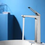 Blandare till handfat PARKER Borstad nickel INOX Hög - Bild 2