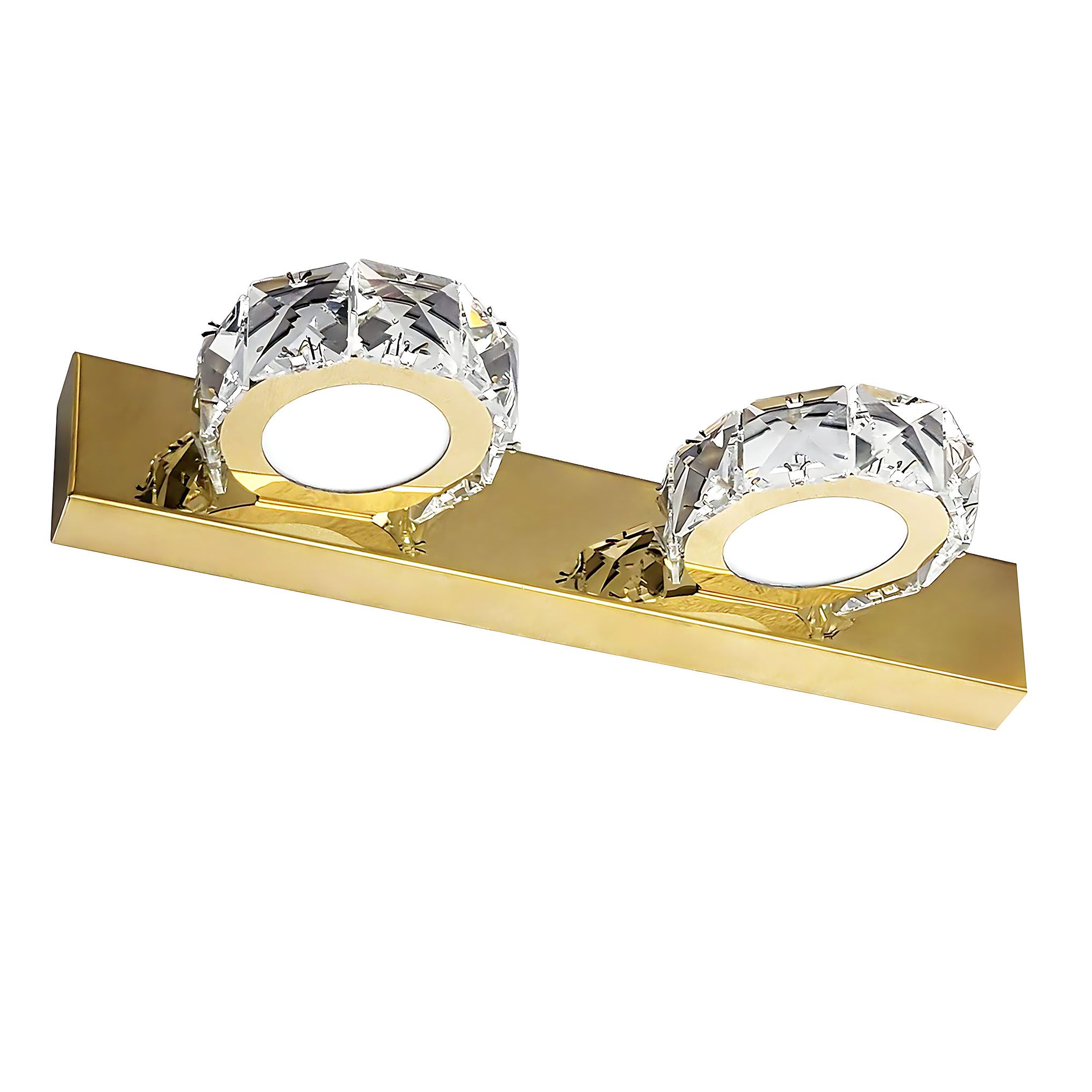 25467696431b94b1a44ee0309028c8c0.jpg BADRUMSVÄGGLAMPA LED APP1937-2W GOLD - Bild 1
