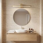 Badrum vägg LED-lampa SWE047-1W 60cm GOLD BRUSH - Bild 7