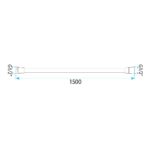 Anti-twist duschslang Titan 150 cm - Bild 6
