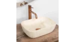 Fristående tvättställ Belinda Travertine Matt - Bild 4