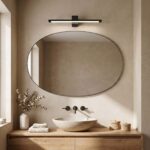 Badrum vägg LED-lampa SWE050-1W 60 cm Svart - Bild 2