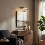 Badrum vägg LED-lampa SWE025-1W 42cm Svart - Bild 7