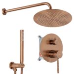 Inbyggt duschset Rea Lungo Diamond Brush Copper + BOX