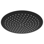 Runt duschhuvud JS-P014B 30cm Svart - Bild 11