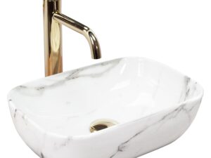 Ovanpåliggande tvättställ Belinda Mini Blank Aiax