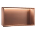 Badrumsnischhylla LED 30x60 Brush Copper - Bild 8