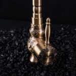Hög köks- och tvättställsblandare VENICE ANTIK BRONS - Bild 5