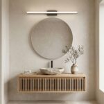 BADRUMSVÄGGLAMPA LED 80CM APP1856-1W SVART - Bild 8