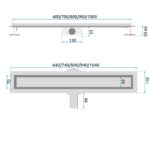 Linjegolvbrunn Neox Pro Svart 100 - Bild 7
