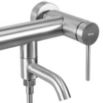Badkarsblandare Clif Borstad nickel Inox - Bild 3