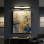 BADRUMSVÄGGLAMPA LED 42CM APP1854-1W SVART - Bild 3
