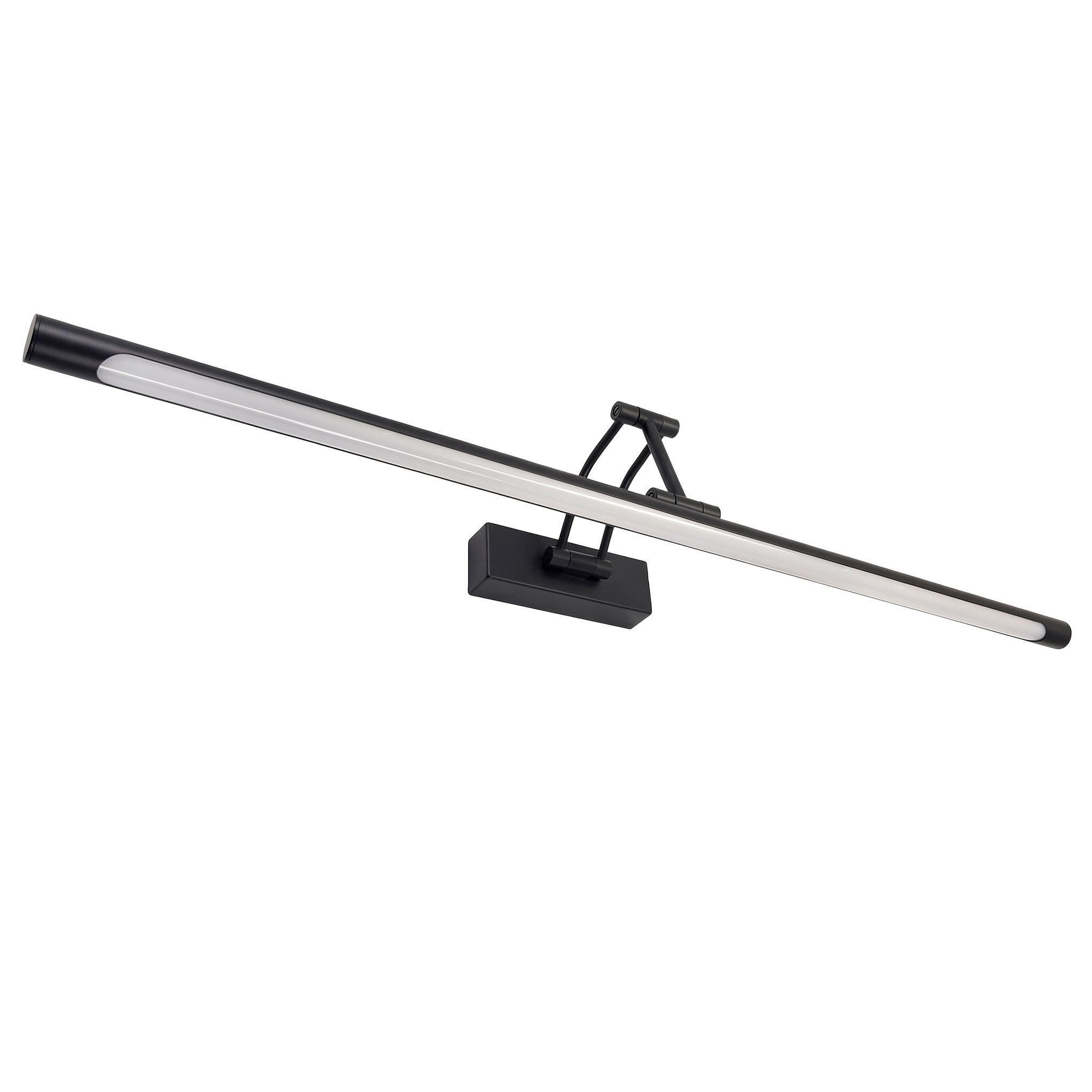 3e028d1623fd389d2f6c389b7b32aa12.jpg Badrum vägg LED-lampa SWE027-1W 80cm Svart - Bild 1