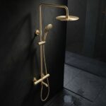 Duschset med termostat Lungo Diamond Gold Brush - Bild 6