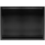 INBYGGD BADRUMSHYLLA 30x45 svart matt - Bild 4