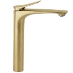 Tvättställsblandare PREMIUM Vision Borstat Guld Hög - Bild 10