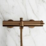 Badkarsblandare Foss Borstad Koppar - Bild 3