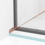 Fallprofil för vägg vänster 120 cm koppar - Bild 2