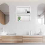 WALL-BOX ONE Vit Inbyggnadshylla i rostfritt stål Vit 45x20x10 cm - Bild 2