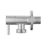 Vinkelventil 1/2" x 3/4" Brush Nickel - Bild 4