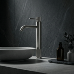 Tvättställsblandare Lungo Stripe Borstad Nickel Hög - Bild 6