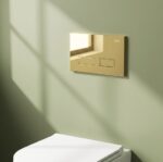 HD-spolknapp för inbyggnadsfixtur WC K011A-Q och Slim 024N Gold - Bild 2