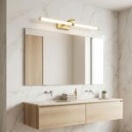 Badrum vägg LED-lampa APP1886-1W 60cm BRUSH GOLD - Bild 5