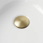 Universell klick-klack badkarspropp borstad guld - Bild 3